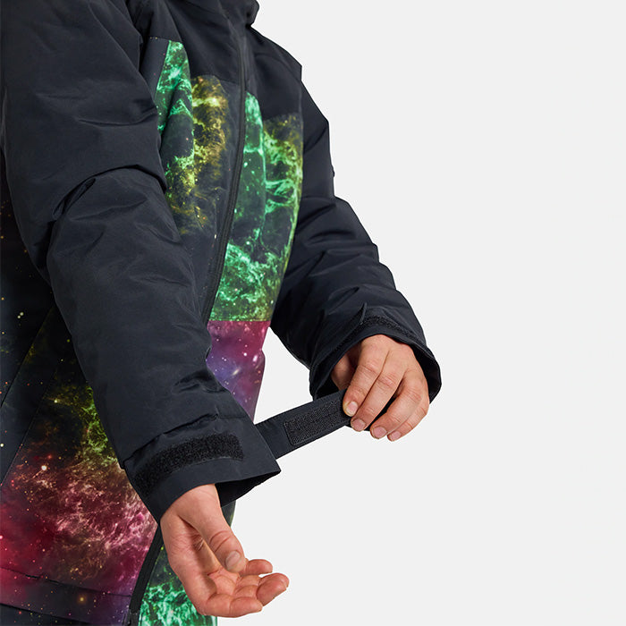 日本正規品 スノーボード ウェア バートン ジャケット 23-24 BURTON BOYS' LODGEPOLE 2L JACKET True Black/Painted Planets キッズ YOUTH 子供