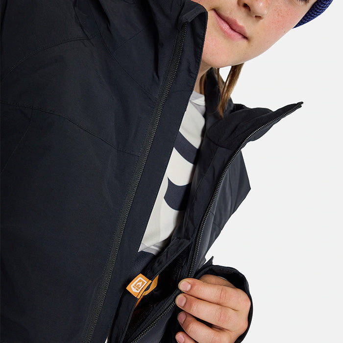 日本正規品 スノーボード ウェア バートン ジャケット 23-24 BURTON BOYS' LODGEPOLE 2L JACKET True Black キッズ YOUTH 子供