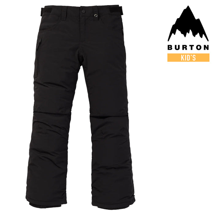 日本正規品 スノーボード ウェア バートン パンツ 23-24 BURTON BOYS' BARNSTORM 2L PANTS True Black ボーイズ バーンストーム キッズ YOUTH 子供