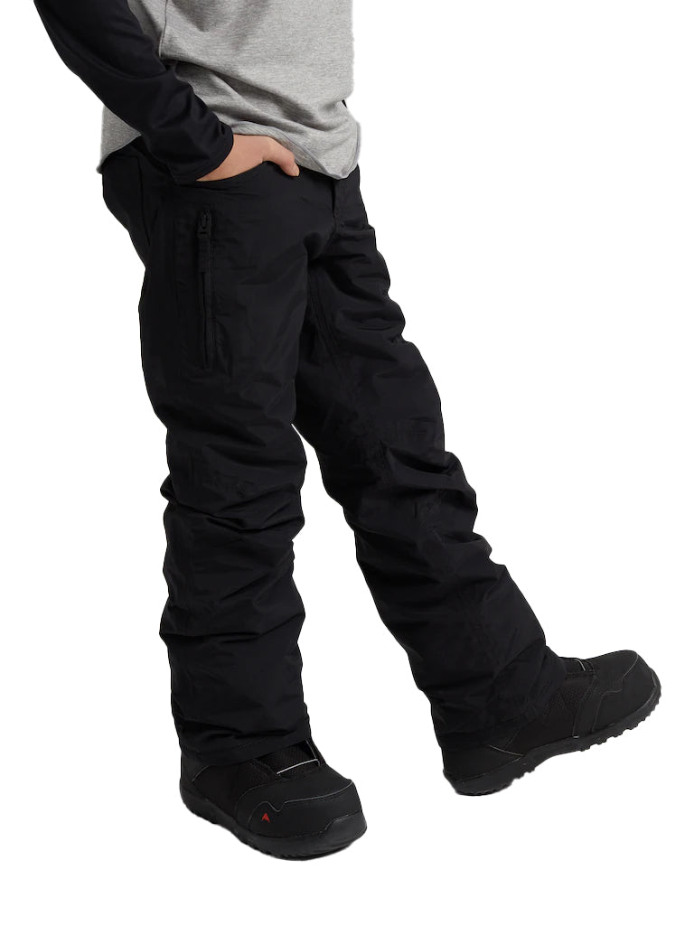 日本正規品 スノーボード ウェア バートン パンツ 23-24 BURTON BOYS' BARNSTORM 2L PANTS True Black ボーイズ バーンストーム キッズ YOUTH 子供