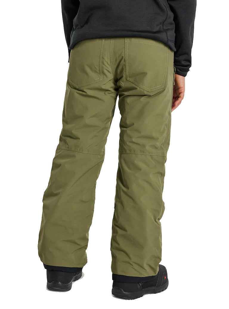 日本正規品 スノーボード ウェア バートン パンツ 23-24 BURTON BOYS' BARNSTORM 2L PANTS Martini Olive ボーイズ バーンストーム キッズ YOUTH 子供