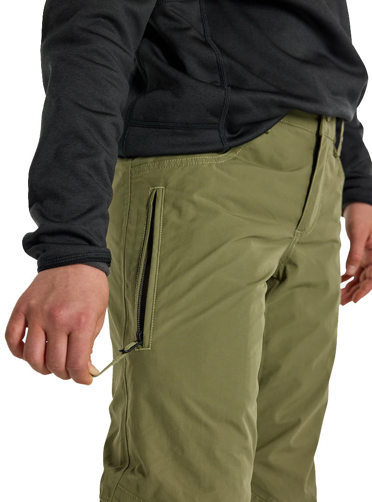 日本正規品 スノーボード ウェア バートン パンツ 23-24 BURTON BOYS' BARNSTORM 2L PANTS Martini Olive ボーイズ バーンストーム キッズ YOUTH 子供