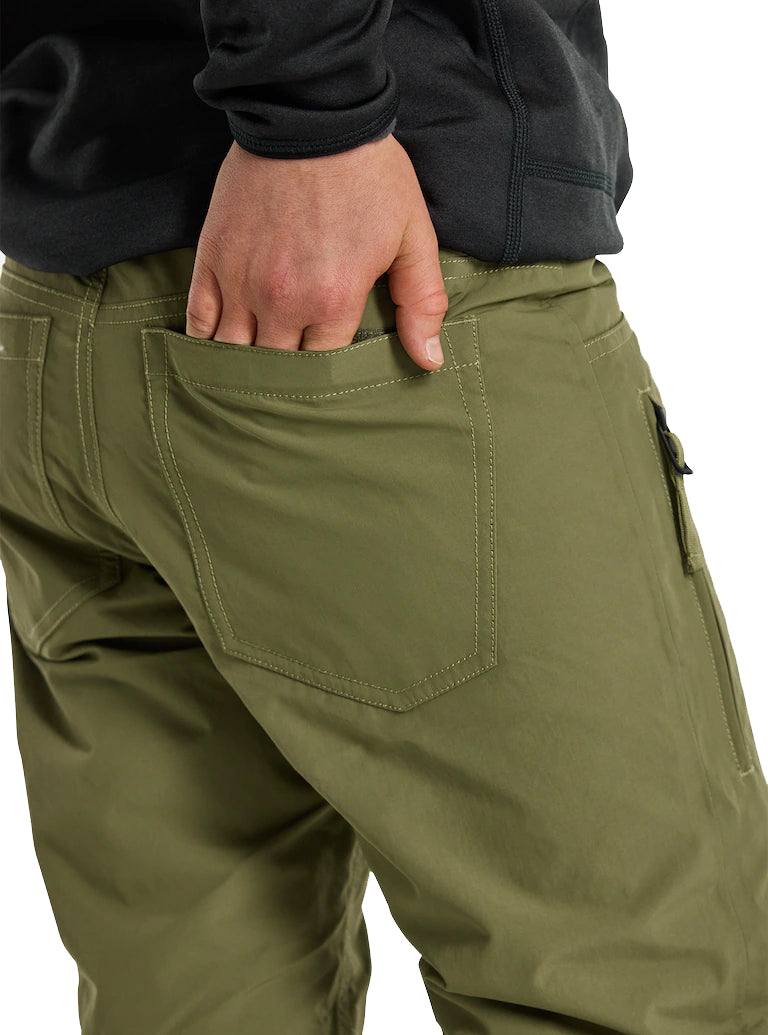 日本正規品 スノーボード ウェア バートン パンツ 23-24 BURTON BOYS' BARNSTORM 2L PANTS Martini Olive ボーイズ バーンストーム キッズ YOUTH 子供