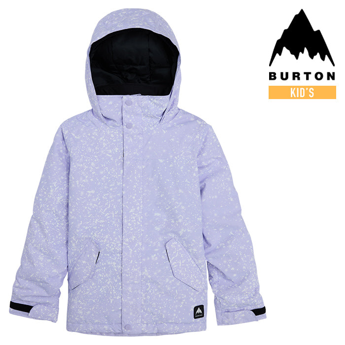 日本正規品 スノーボード ウェア バートン ジャケット 23-24 BURTON GIRLS' ELODIE 2L JACKET Stardust キッズ YOUTH 子供