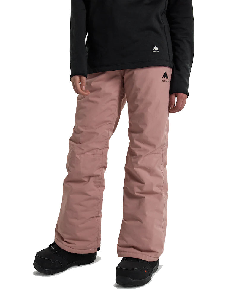 日本正規品 スノーボード ウェア バートン パンツ 23-24 BURTON GIRLS' SWEETART 2L PANTS Powder Blush ガールズ スウィータート キッズ YOUTH 子供