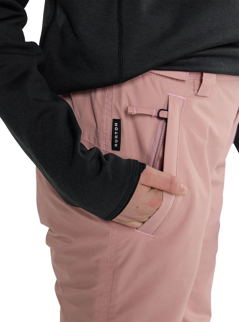 日本正規品 スノーボード ウェア バートン パンツ 23-24 BURTON GIRLS' SWEETART 2L PANTS Powder Blush ガールズ スウィータート キッズ YOUTH 子供