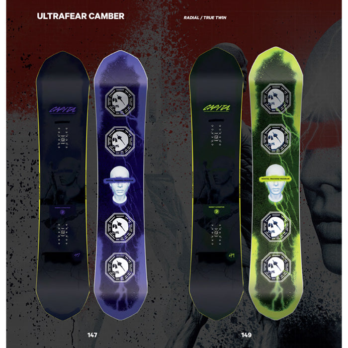 日本正規品 スノーボード 板 キャピタ ウルトラフィア 23-24 CAPITA ULTRAFEAR CAMBER MEN'S キャンバー メンズ 男性 SNOWBOARD