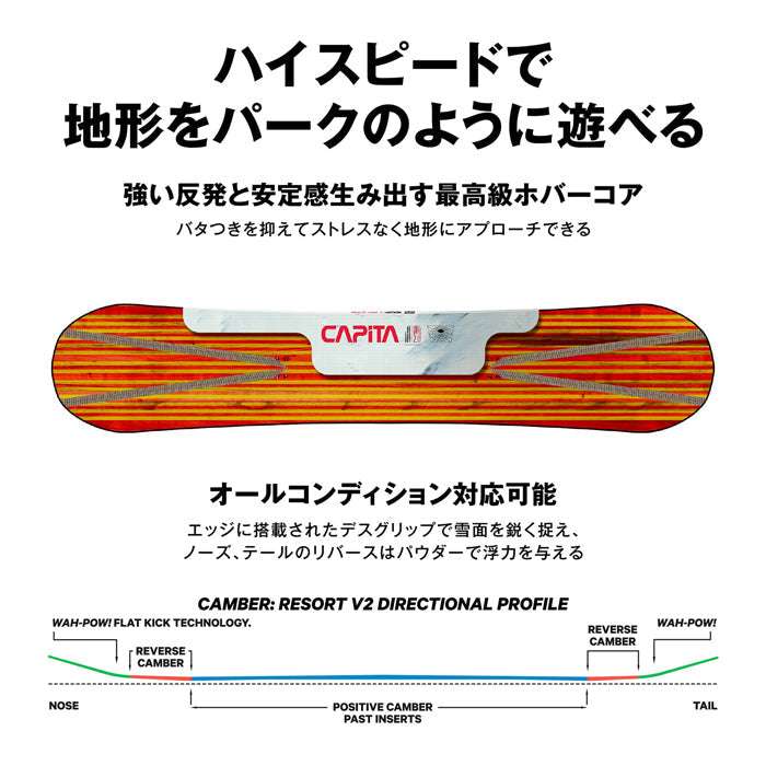 日本正規品 スノーボード 板 キャピタ マーキュリー 23-24 CAPITA MERCURY Camber MEN'S キャンバー メンズ 男性 SNOWBOARD