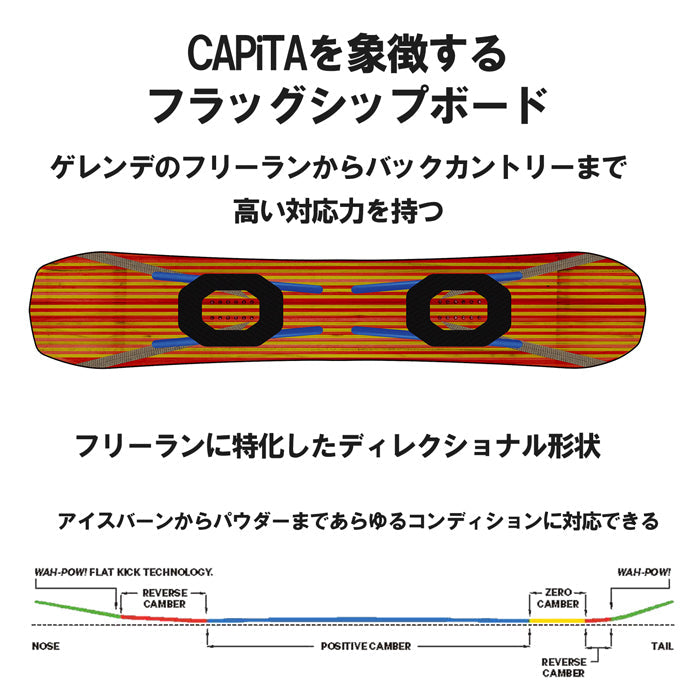 日本正規品 スノーボード 板 キャピタ ブラック スノーボード オブ デス 23-24 CAPITA THE BLACK SNOWBOARD OF DEATH Camber MEN'S キャンバー メンズ 男性