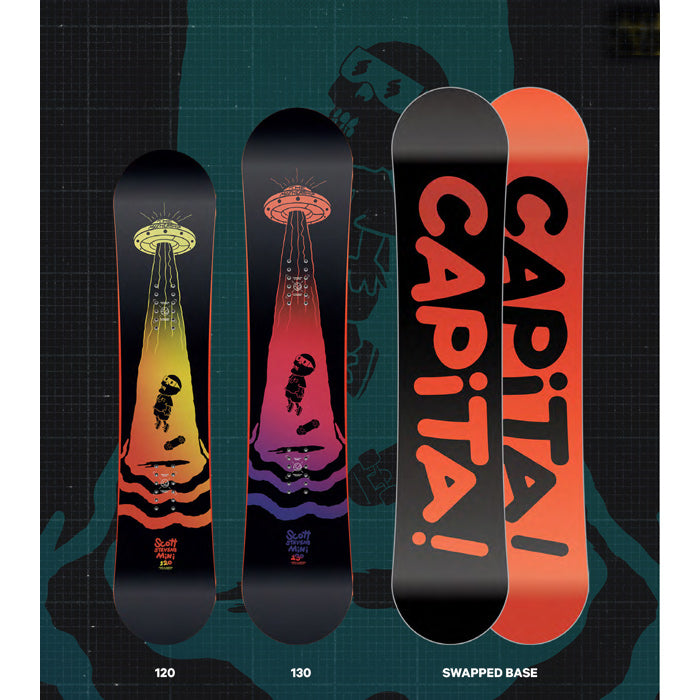 日本正規品 スノーボード 板 キャピタ スコット スティーブンス ミニ 23-24 CAPITA SCOTT STEVENS MINI Camber KID'S キャンバー YOUTH キッズ 子供 SNOWBOARD