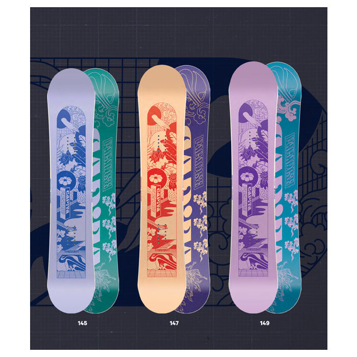 日本正規品 スノーボード 板 キャピタ パラダイス 23-24 CAPITA PARADISE Camber WOMEN'S キャンバー ウィメンズ 女性 SNOWBOARD