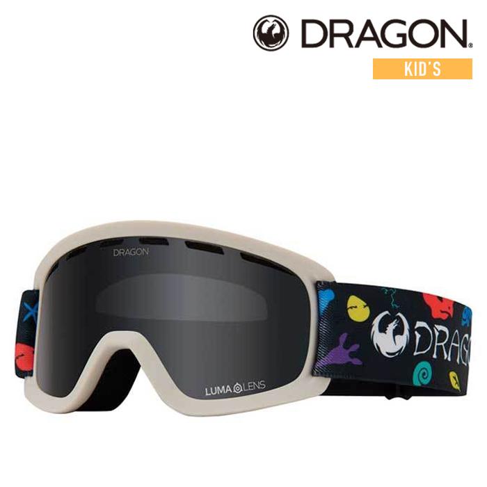 日本正規品 スノーボード ゴーグル ドラゴン 23-24 DRAGON LILD Lil Dinos/Lumalens Dark Smoke 605 スキー