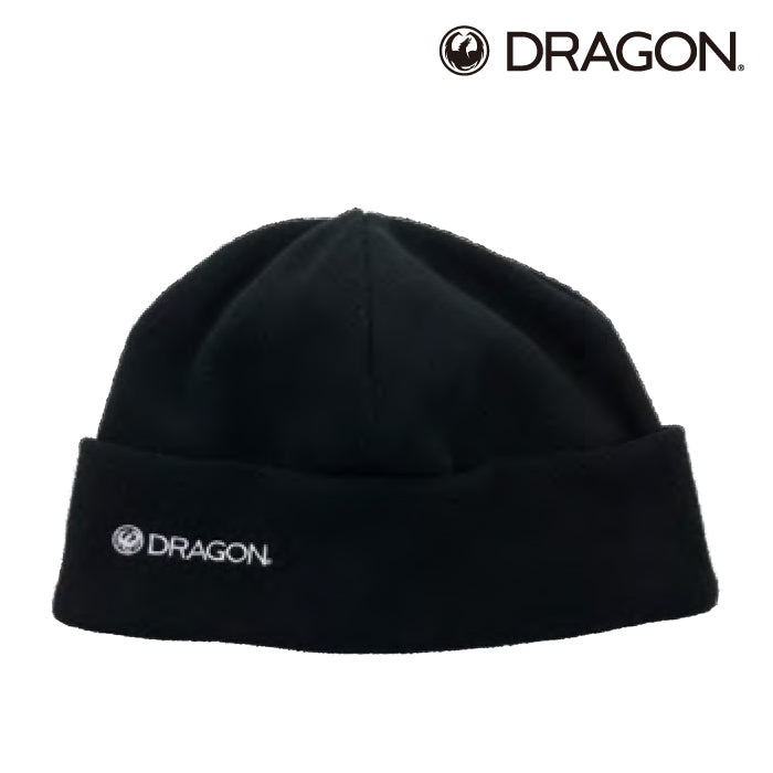 DRAGON ドラゴン ビーニー 23-24 90' FLEECE BEANIE Black ニットキャップ 帽子 スノーボード スキー 日本正規品