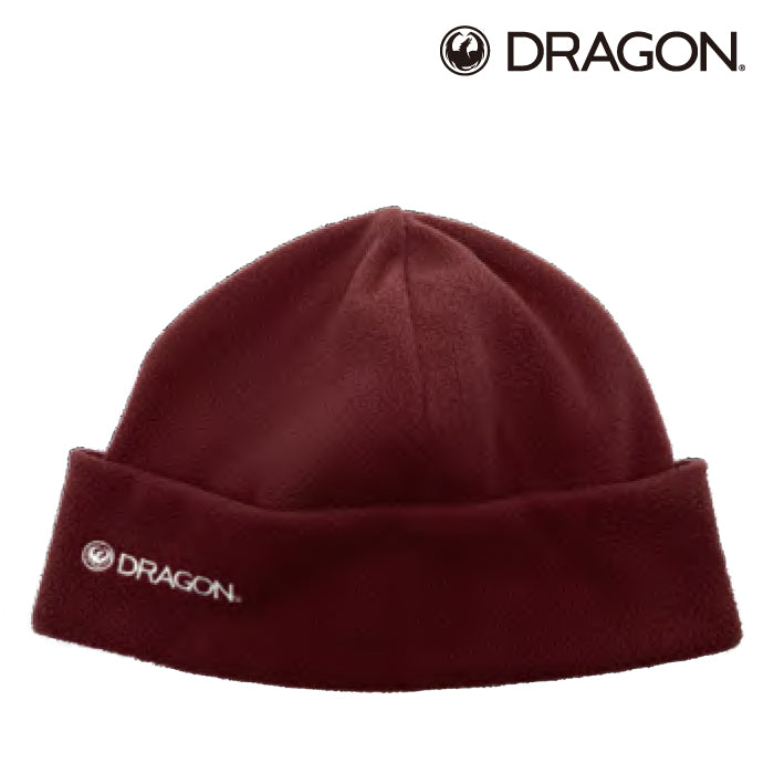 DRAGON ドラゴン ビーニー 23-24 90' FLEECE BEANIE Burgandy ニットキャップ 帽子 スノーボード スキー 日本正規品