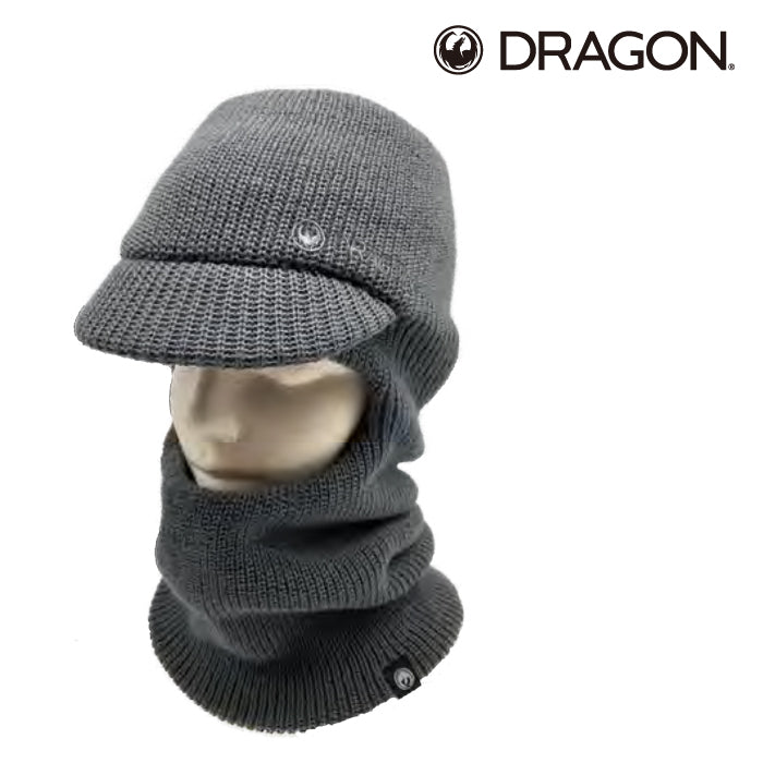 DRAGON ドラゴン バラクラバ 23-24 BRIM KNIT BALACLAVA Gray フェイスマスク 防寒 スノーボード スキー 日本正規品