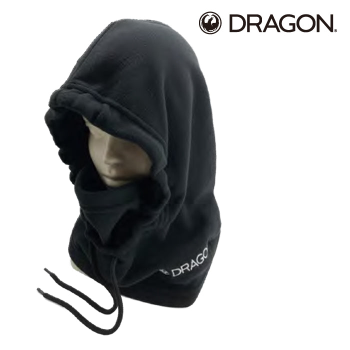 DRAGON ドラゴン フードウォーマー 23-24 HELMET HOOD WARMER Black フェイスマスク 防寒 スノーボード スキー 日本正規品