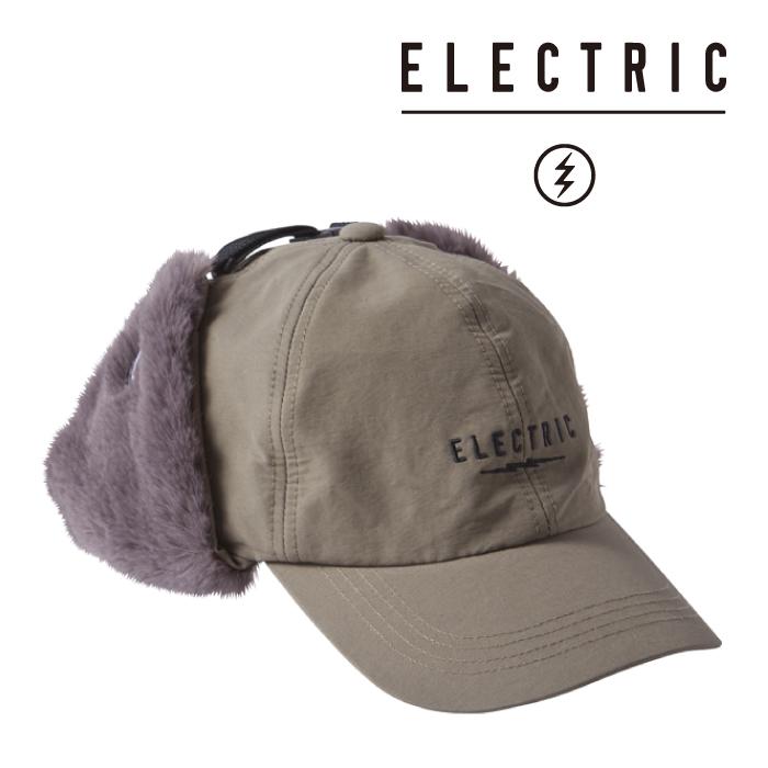 ELECTRIC CAP エレクトリック キャップ 帽子 23-24 EAR FLAP LOW CAP Olive E24F21 フライトキャップ スノーボード 日本正規品