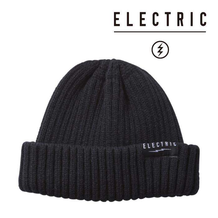 ELECTRIC BEANIE エレクトリック ビーニー 23-24 KNIT BEANIE TYPE A Black E24F26 ニットキャップ スノーボード 日本正規品