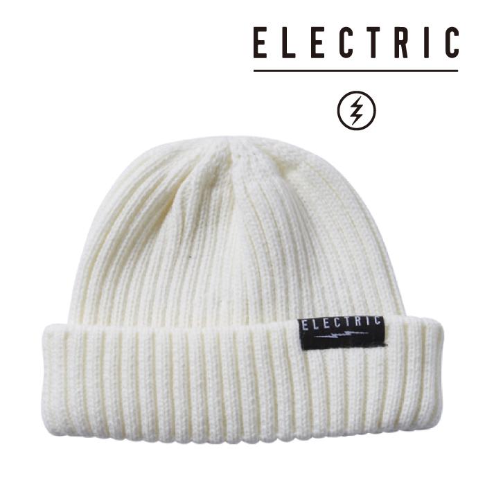 ELECTRIC BEANIE エレクトリック ビーニー 23-24 KNIT BEANIE TYPE A Off White E24F26 ニットキャップ スノーボード 日本正規品