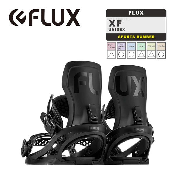 日本正規品 スノーボード ビンディング フラックス エックスエフ 23-24 FLUX XF Black UNISEX バインディング ユニセックス 男性 女性