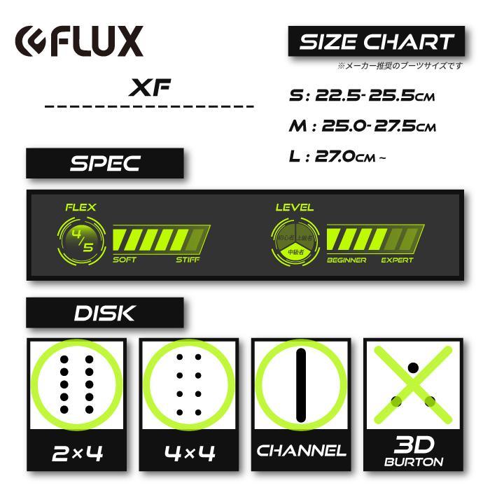 日本正規品 スノーボード ビンディング フラックス エックスエフ 23-24 FLUX XF White UNISEX バインディング ユニセックス 男性 女性