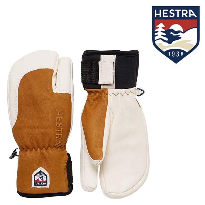 日本正規品 グローブ ヘストラ 23-24 HESTRA Topo 3-Finger (3-FingerFull Leather Short) Cork/Almond White 33872 スキー 手袋