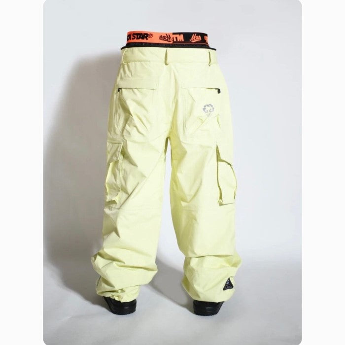 23-24 MTN,ROCK STAR CARGO PANTS スノーボード MTN マウンテンロックスター カーゴパンツ カービング グラトリ バックカントリー フリーライディング メンズ レディース