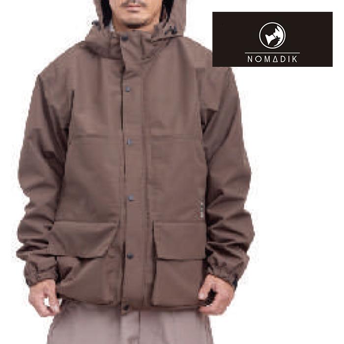 日本正規品 スノーボード ウェア ノマディック グラインド ジャケット 23-24 NOMADIK GRIND JKT Brown UNIS