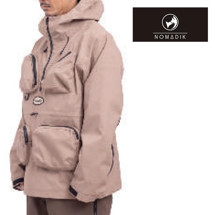 日本正規品 スノーボード ウェア ノマディック アノラック ジャケット 23-24 NOMADIK ANORAK JKT Beige UNISEX  REGULAR FIT ユニセックス 男性 女性