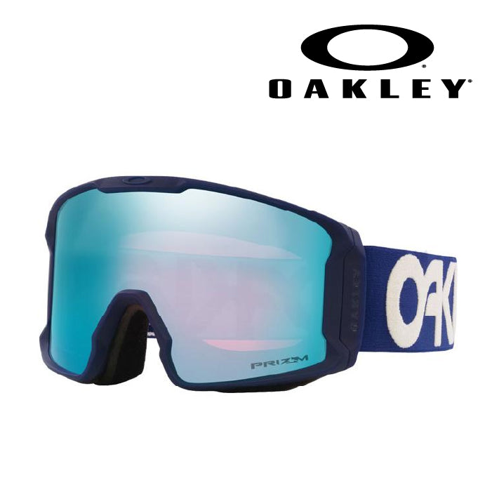 日本正規品 スノーボード ゴーグル オークリー 23-24 OAKLEY LINE MINER L Matte B1B Navy/Prizm Sapphire OO7070-E9 ラインマイナー スキー