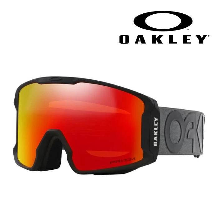 日本正規品 スノーボード ゴーグル オークリー 23-24 OAKLEY LINE MINER L Matte B1B Forged Iron/Prizm Torch OO7070-F8 ラインマイナー スキー