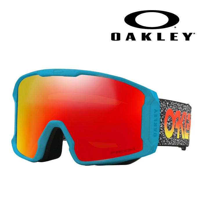 日本正規品 スノーボード ゴーグル オークリー 23-24 OAKLEY LINE MINER L Blue Crackle/Prizm Torch OO7070 ラインマイナー スキー