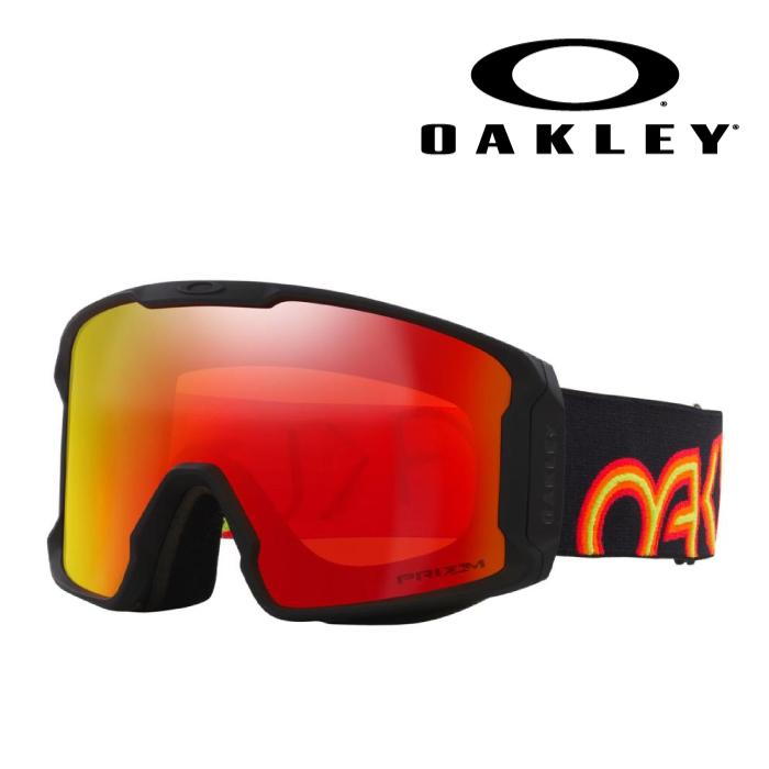 日本正規品 スノーボード ゴーグル オークリー 23-24 OAKLEY LINE MINER L Black Fire/Prizm Torch OO7070 ラインマイナー スキー