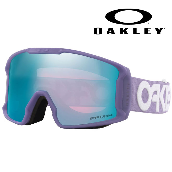 日本正規品 スノーボード ゴーグル オークリー 23-24 OAKLEY LINE MINER M Matte B1B Lilac/Prizm Sapphire OO7093-81 ラインマイナー スキー