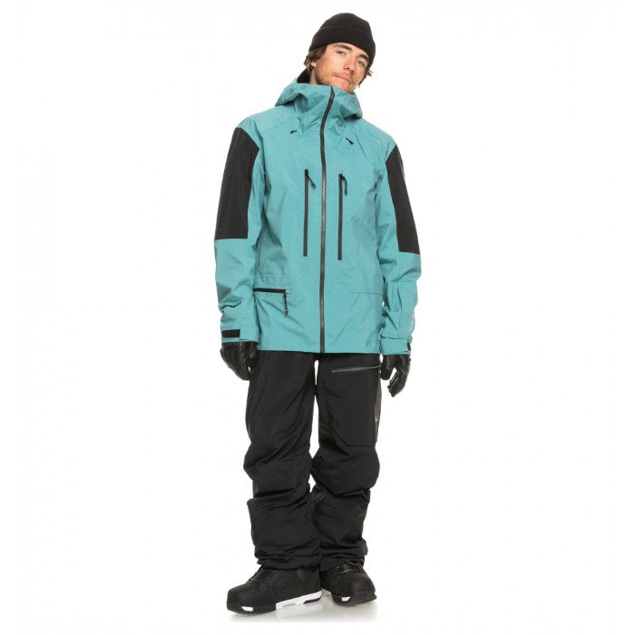 日本正規品 クイックシルバー ウェア ジャケット 23-24 QUIKSILVER HIGHLINE PRO TRAVIS RICE 3L  GORE-TEX JK BLZ0 Brittany Blue EQYTJ03409 MEN'S