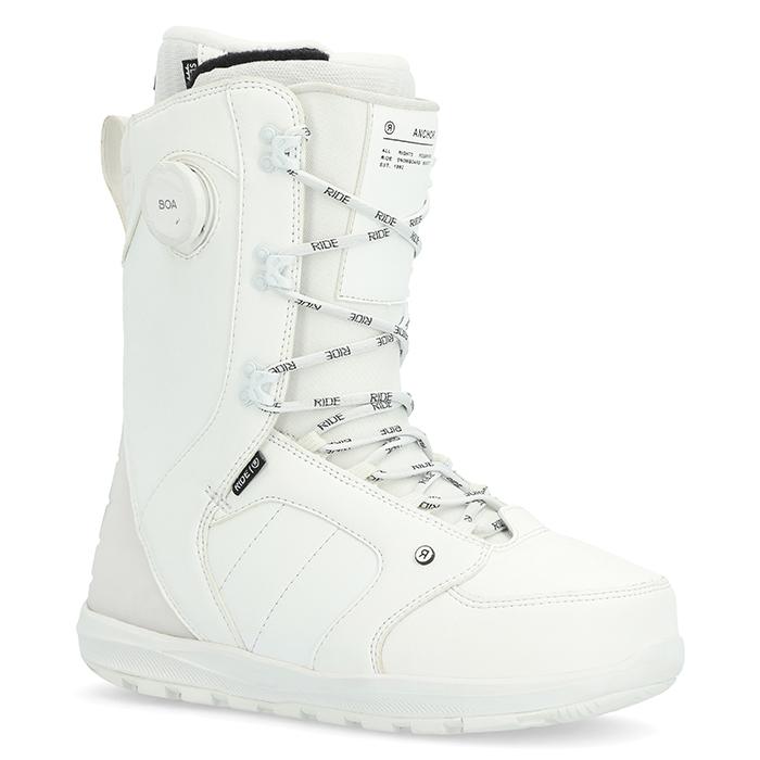 日本正規品 ライド スノーボード ブーツ アンカー 23-24 RIDE ANCHOR White MEN'S メンズ 男性 ボア 紐 レース  SNOWBOARD BOOTS 靴 スノボ