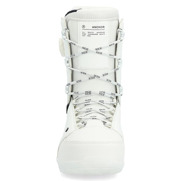 日本正規品 ライド スノーボード ブーツ アンカー 23-24 RIDE ANCHOR White MEN'S メンズ 男性 ボア 紐 レース  SNOWBOARD BOOTS 靴 スノボ