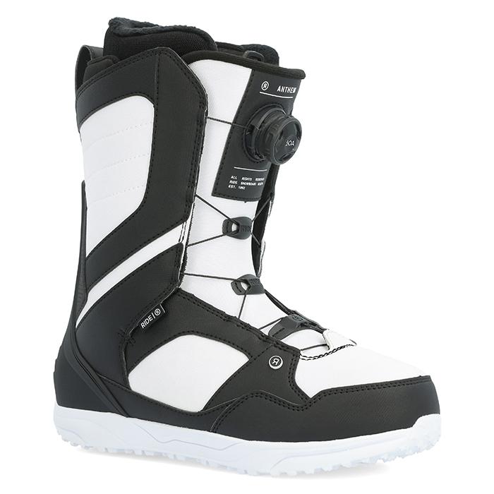 日本正規品 ライド スノーボード ブーツ アンセム 23-24 RIDE ANTHEM White MEN'S メンズ 男性 ボア 紐 レース SNOWBOARD BOOTS 靴 スノボ