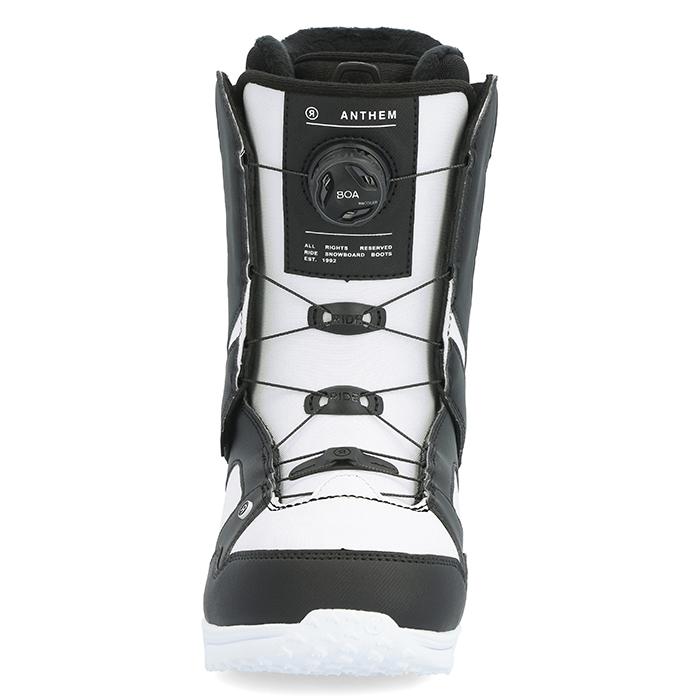 日本正規品 ライド スノーボード ブーツ アンセム 23-24 RIDE ANTHEM White MEN'S メンズ 男性 ボア 紐 レース SNOWBOARD BOOTS 靴 スノボ