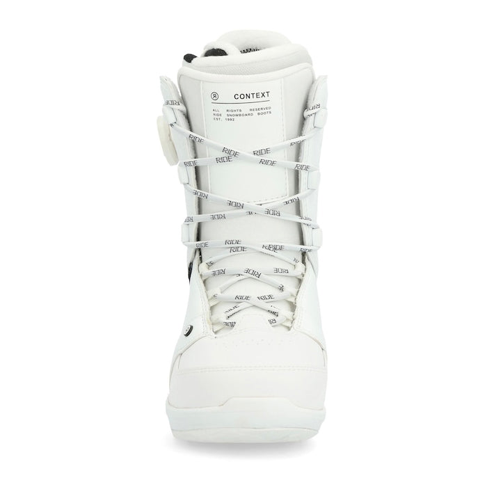 日本正規品 ライド スノーボード ブーツ コンテクスト 23-24 RIDE CONTEXT White WOMEN'S ウィメンズ 女性 ボア SNOWBOARD BOOTS スノボー コンテキスト