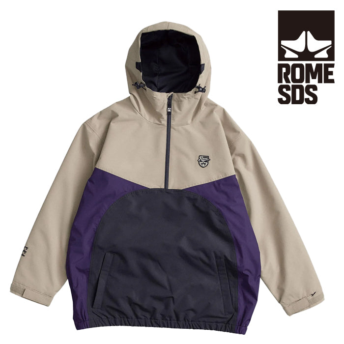 ROME WEAR ローム ウェア ジャケット 23-24 SDS OG PULLOVER Jacket Beige RELAXED FIT UNISEX ユニセックス 男性 女性 スノーボード 日本正規品 即日発送