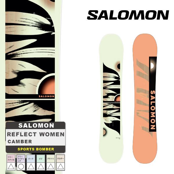 日本正規品 スノーボード 板 サロモン リフレクト ウーマン 23-24 SALOMON REFLECT WOMEN Camber WOMEN'S キャンバー ウィメンズ 女性 スノボー