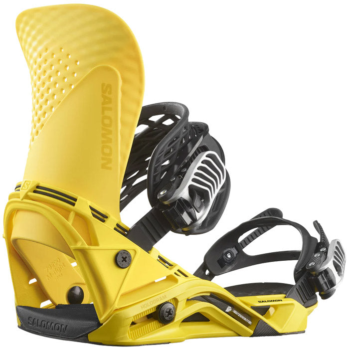 日本正規品 スノーボード ビンディング サロモン ホログラム 23-24 SALOMON HOLOGRAM Vibrant Yellow MEN'S バインディング メンズ 男性 2024 スノボー