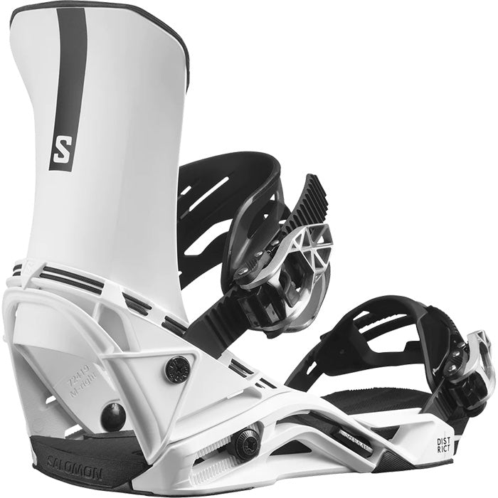 日本正規品 スノーボード ビンディング サロモン ディストリクト 23-24 SALOMON DISTRICT White MEN'S バインディング メンズ 男性 2024 スノボー