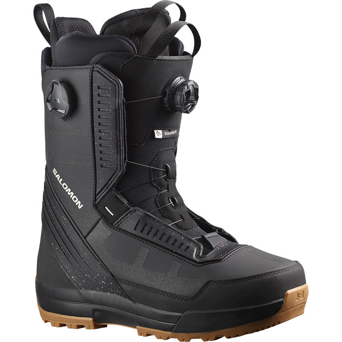 日本正規品 スノーボード ブーツ サロモン マラミュート デュアル ボア 23-24 SALOMON MALAMUTE DUAL BOA Black/Black/Black MEN'S メンズ 男性 2024 スノボー