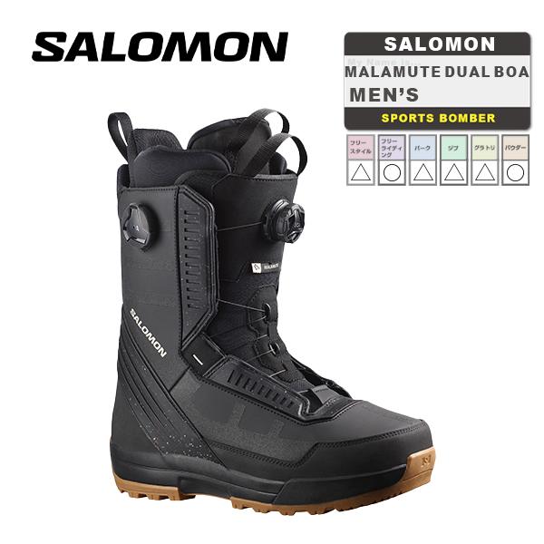 日本正規品 スノーボード ブーツ サロモン マラミュート デュアル ボア 23-24 SALOMON MALAMUTE DUAL BOA Black/Black/Black MEN'S メンズ 男性 2024 スノボー