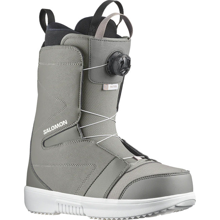 日本正規品 スノーボード ブーツ サロモン ファクション ボア 23-24 SALOMON FACTION BOA Steeple Gray