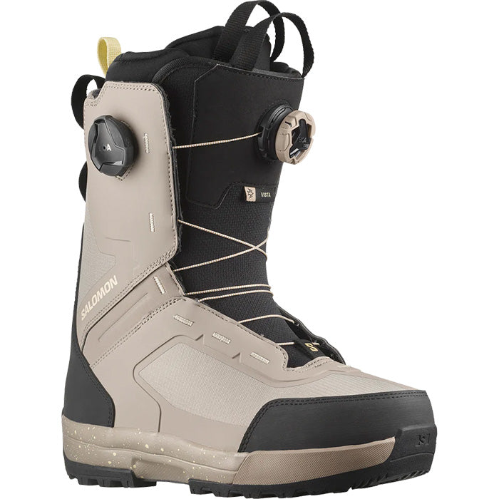 日本正規品 スノーボード ブーツ サロモン ビスタ デュアル ボア 23-24 SALOMON VISTA DUAL BOA Vintage Khaki/Black/Tender Yellow WOMEN'S 2024 スノボー