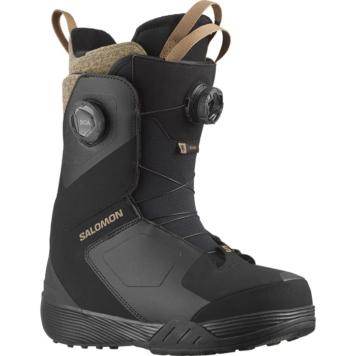 日本正規品 スノーボード ブーツ サロモン キアナ デュアル ボア 23-24 SALOMON KIANA DUAL BOA Black/Black/Sepia Tint WOMEN'S ウィメンズ 女性 2024 スノボー