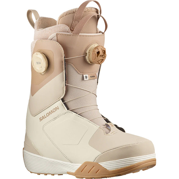 日本正規品 スノーボード ブーツ サロモン キアナ デュアル ボア 23-24 SALOMON KIANA DUAL BOA Natural/Cement/Almond Milk WOMEN'S 女性 2024 スノボー